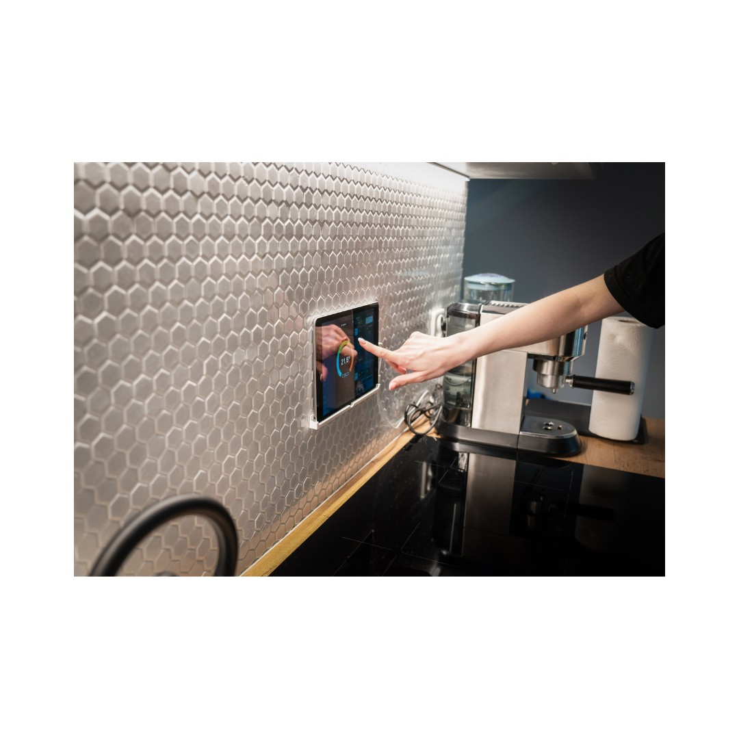 Smart lighting control system in modern living room